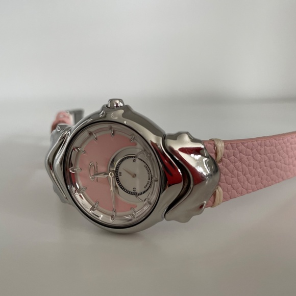 Oakley Jury Watch with Pink Dial, Sapphire Crystal and Pink Leather Strap main image 7